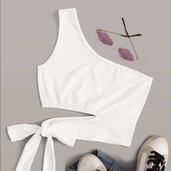 SHEIN Tops - Shein wrap around crop top